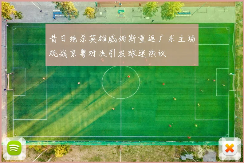 昔日绝杀英雄威姆斯重返广东主场观战京粤对决引发球迷热议